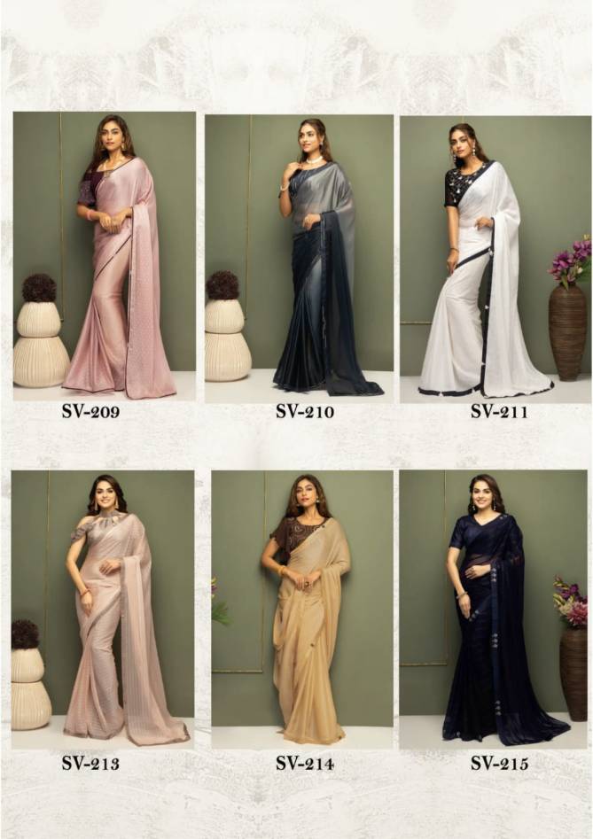 Sanvi 2 By Shashvat Fancy Georgette Party Wear Saree Wholesale Clothing Suppliers In India